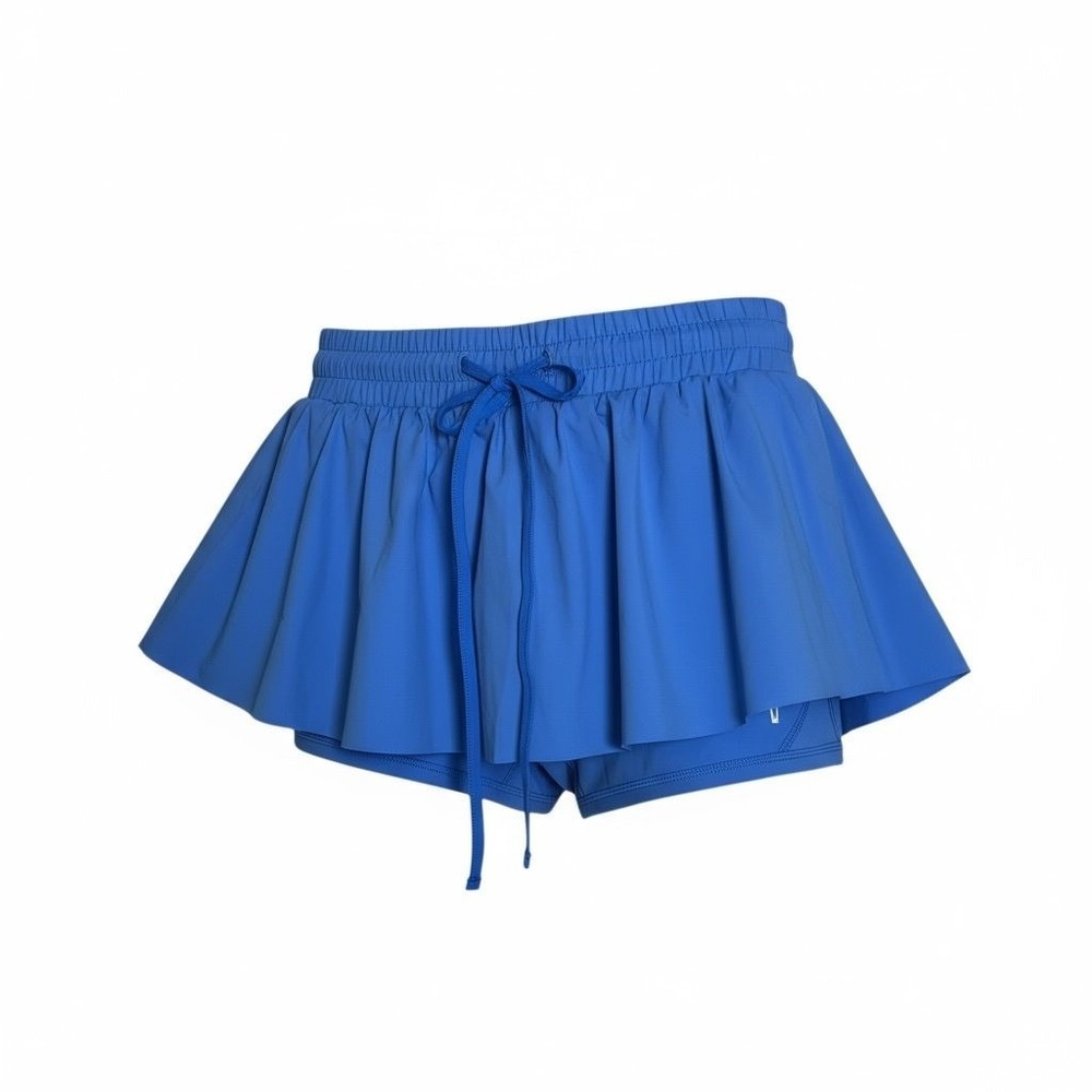 Athletic Skort Blue Running Tennis Workout Skirt Shorts Activewear Size Small